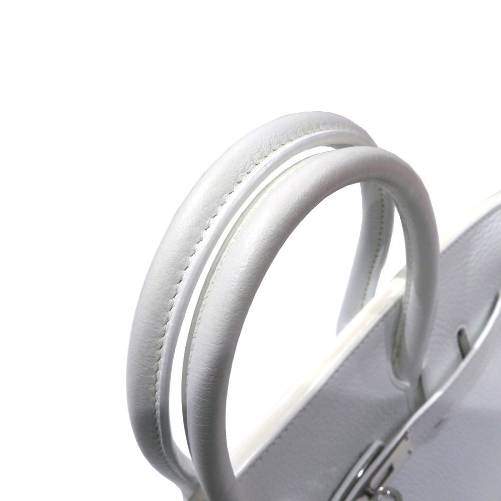 HERMES Hermes Birkin 30 Handbag Blanc/Silver hardware Togo □I stamp D7 Women'... - Picture 10 of 16